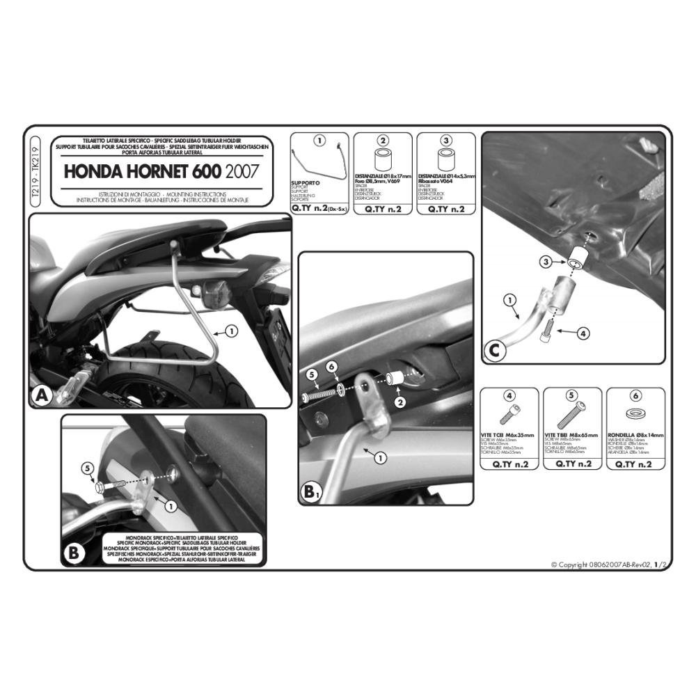 Givi T214/ sella separatore