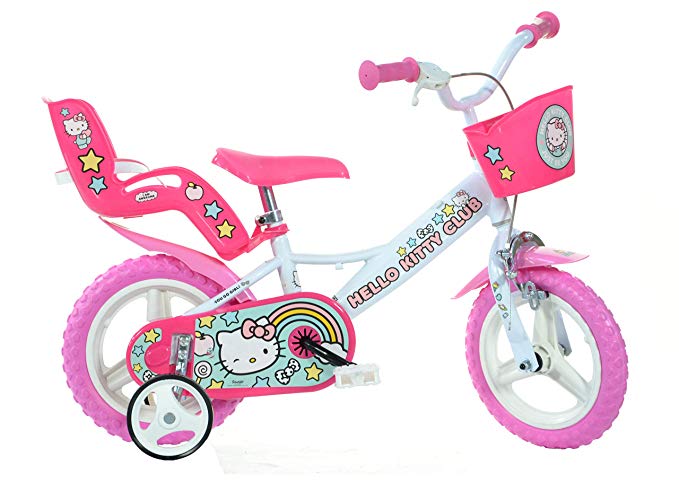 BIKE HELLO KITTY 12 FAHRRAD KINDER MÄDCHEN 87120 CM DINO