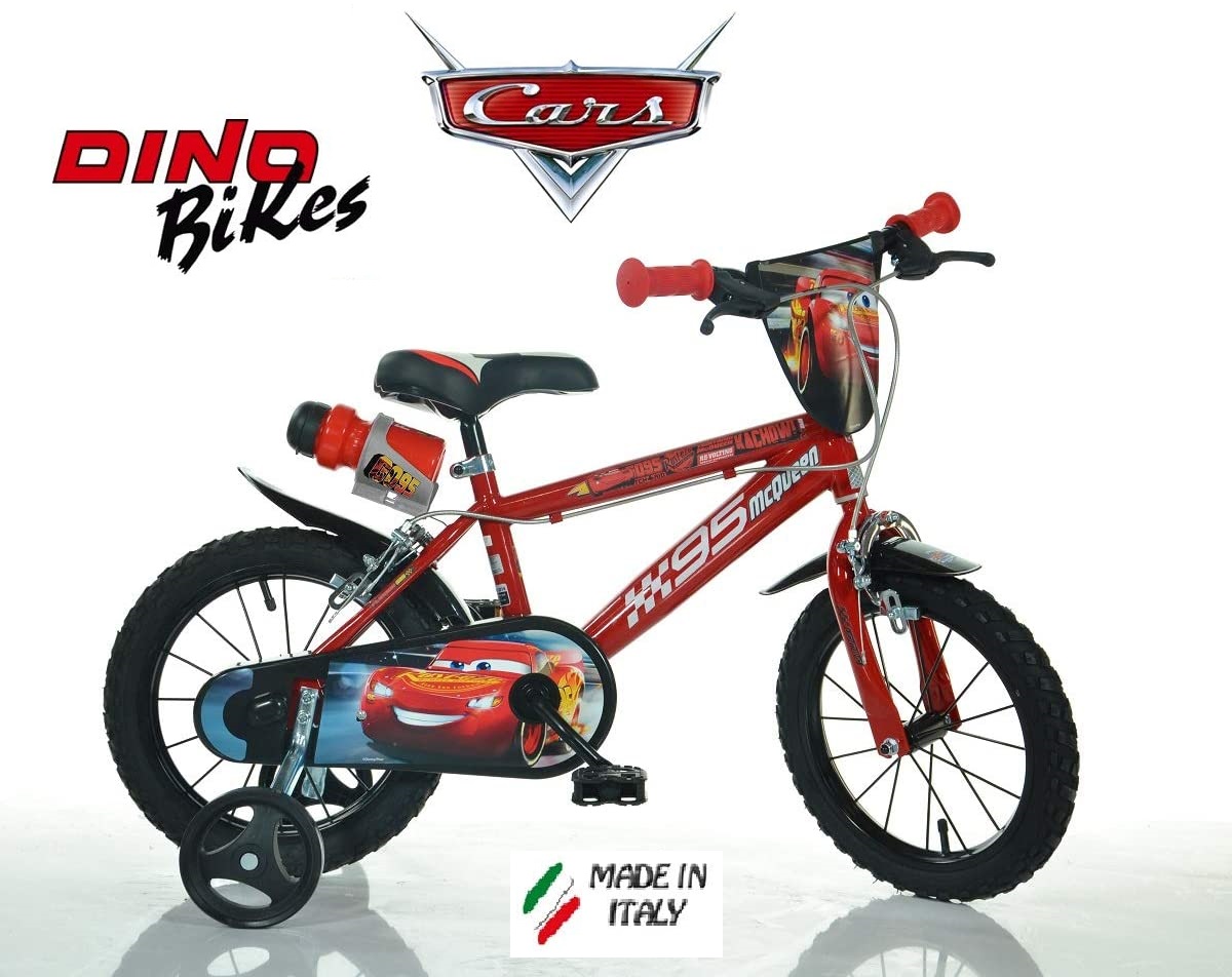 16 CARS 95 MCQUEEN KIDS BIKE 5 8 YEARS 115 140CM 416UCS3 DINO BIKES