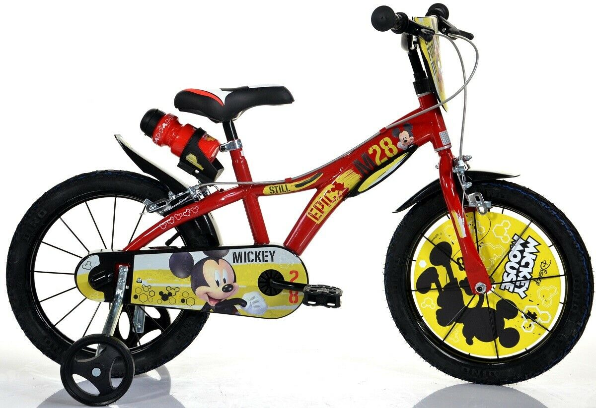 Denver Bike SLR. Vélo enfant Mickey Mouse 10 avec barre d'apprentissage -  Comparer avec