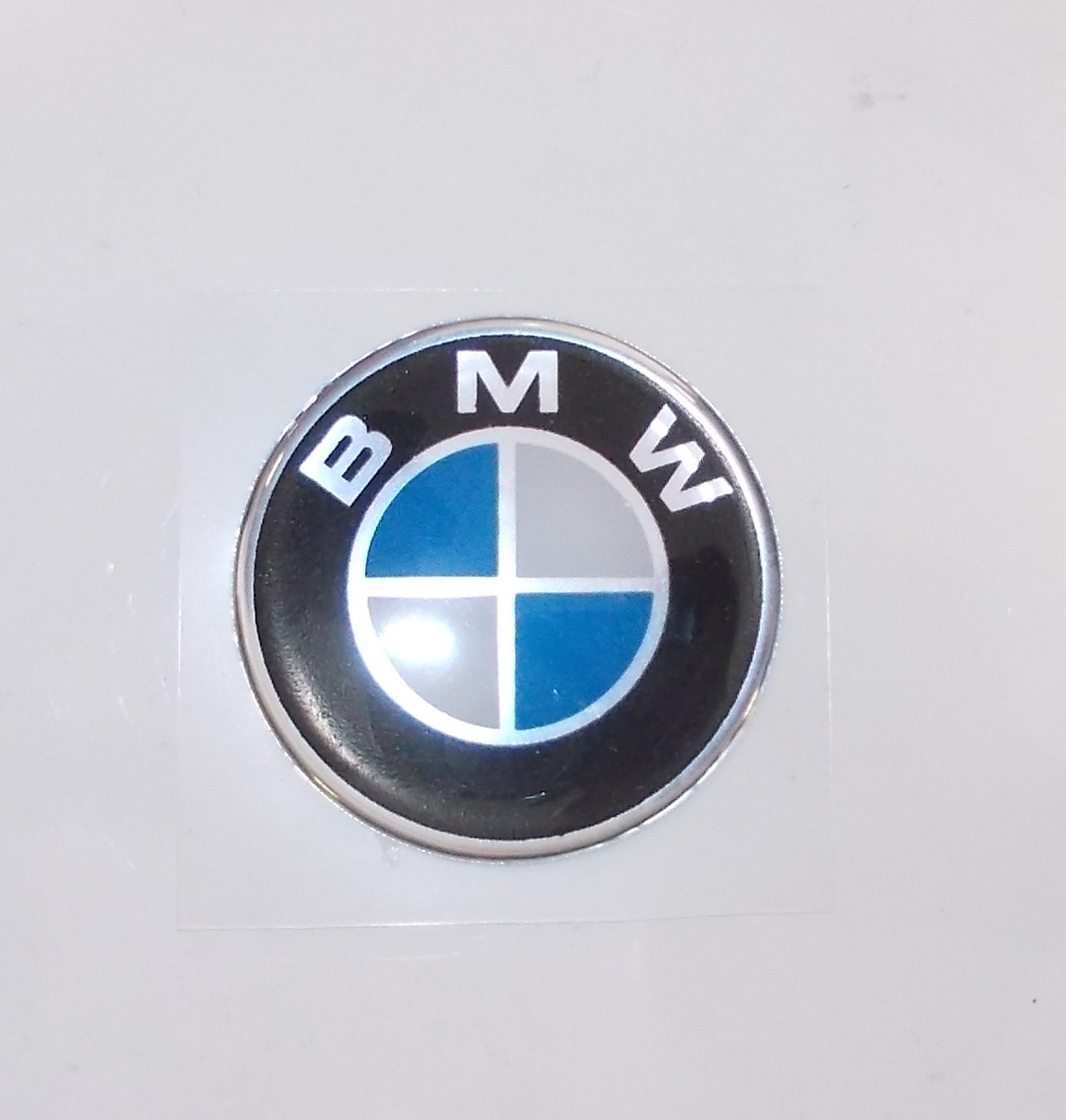 ADESIVO BMW 3D LOGO  TONDO AUTO  MOTO  DIAMETRO 48 MM 