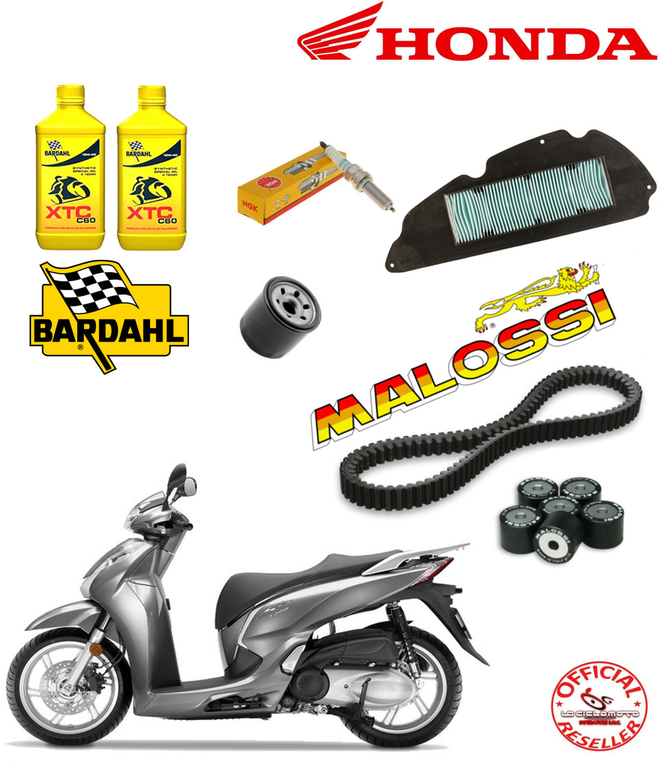 Maintenance Xtc Bardahl Spark Plug Malossi Belt Roll Air Oil Filter